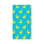 8-Bit Rubber Duck Pattern Print Baby Crib Sheet