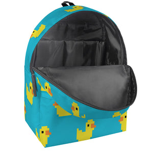 8-Bit Rubber Duck Pattern Print Backpack