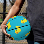 8-Bit Rubber Duck Pattern Print Basketball