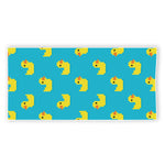 8-Bit Rubber Duck Pattern Print Beach Towel