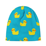 8-Bit Rubber Duck Pattern Print Beanie