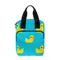 8-Bit Rubber Duck Pattern Print Bible Tote Bag