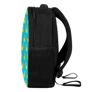 8-Bit Rubber Duck Pattern Print Casual Backpack