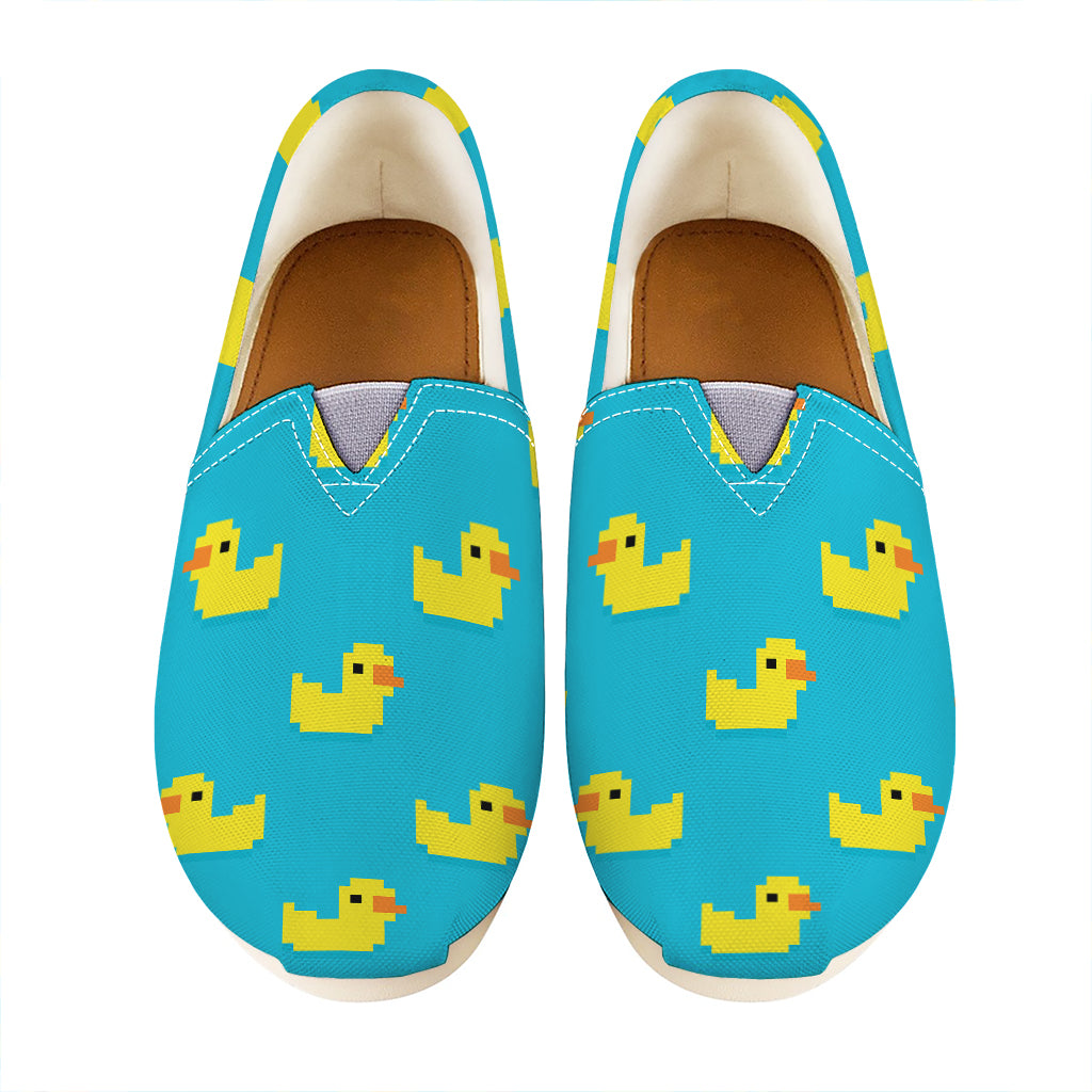 8-Bit Rubber Duck Pattern Print Casual Shoes