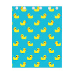 8-Bit Rubber Duck Pattern Print Curtain