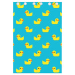 8-Bit Rubber Duck Pattern Print Curtain