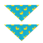 8-Bit Rubber Duck Pattern Print Dog Bandana