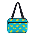 8-Bit Rubber Duck Pattern Print Double Strap Bible Bag