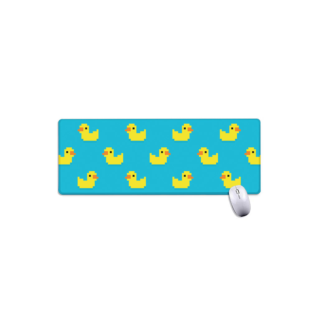 8-Bit Rubber Duck Pattern Print Extended Mouse Pad