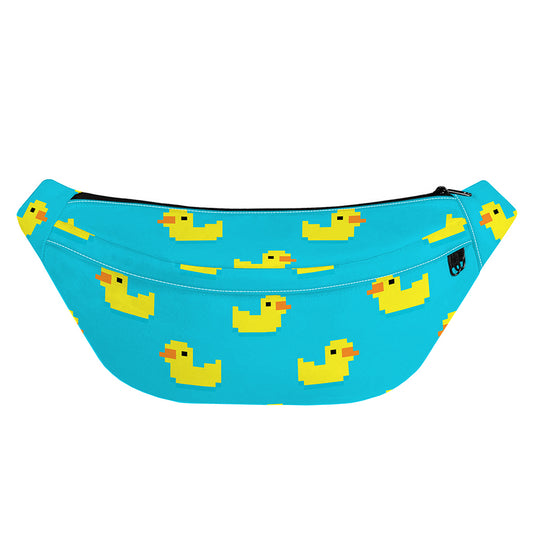 8-Bit Rubber Duck Pattern Print Fanny Pack