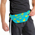 8-Bit Rubber Duck Pattern Print Fanny Pack
