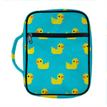8-Bit Rubber Duck Pattern Print Front Pocket Bible Bag