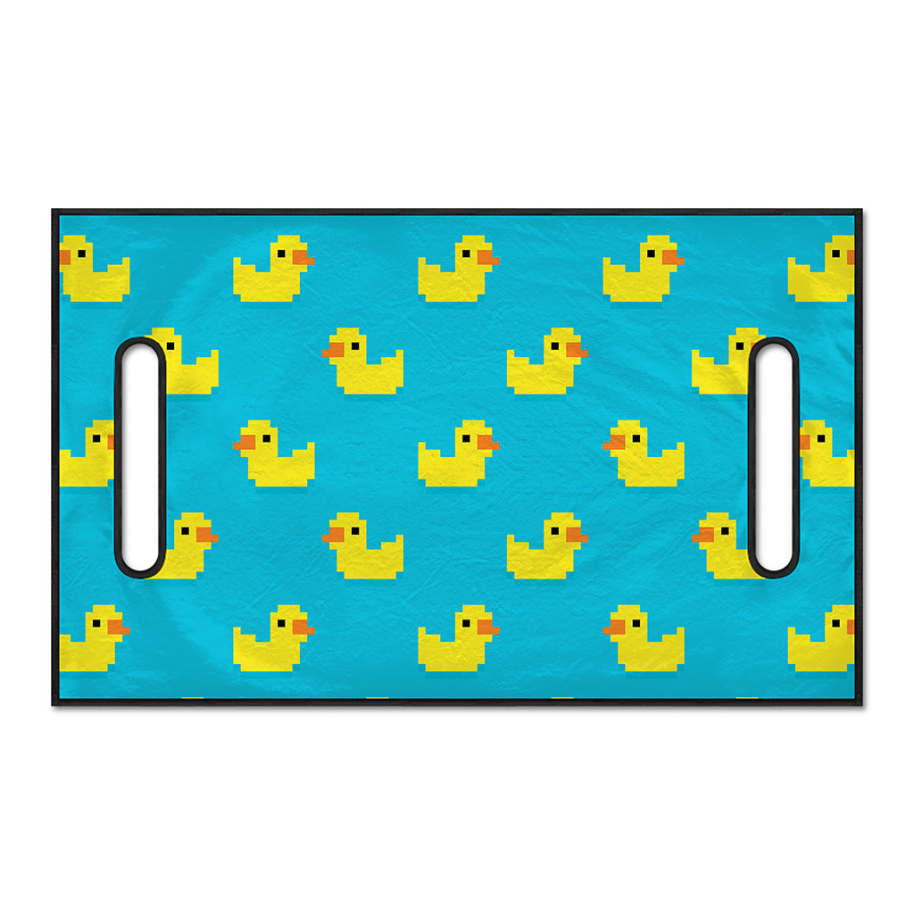 8-Bit Rubber Duck Pattern Print Golf Cart Seat Cover