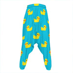 8-Bit Rubber Duck Pattern Print Hammer Pants
