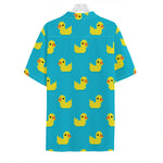 8-Bit Rubber Duck Pattern Print Hawaiian Shirt