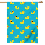 8-Bit Rubber Duck Pattern Print House Flag