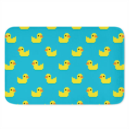 8-Bit Rubber Duck Pattern Print Indoor Door Mat