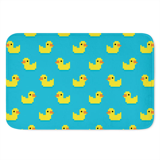 8-Bit Rubber Duck Pattern Print Indoor Door Mat