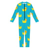 8-Bit Rubber Duck Pattern Print Jumpsuit