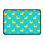 8-Bit Rubber Duck Pattern Print Kitchen Mat