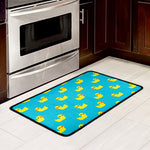 8-Bit Rubber Duck Pattern Print Kitchen Mat