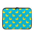 8-Bit Rubber Duck Pattern Print Laptop Sleeve