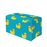8-Bit Rubber Duck Pattern Print Leather Tissue Box Cover