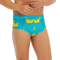 8-Bit Rubber Duck Pattern Print Men's Briefs