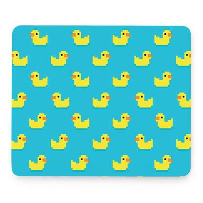 8-Bit Rubber Duck Pattern Print Mouse Pad