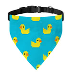 8-Bit Rubber Duck Pattern Print Over The Collar Dog Bandana