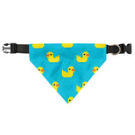 8-Bit Rubber Duck Pattern Print Over The Collar Dog Bandana