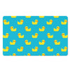 8-Bit Rubber Duck Pattern Print Polyester Doormat