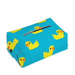 8-Bit Rubber Duck Pattern Print Rectangle Tissue Box Cover