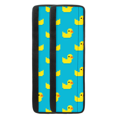 8-Bit Rubber Duck Pattern Print Refrigerator Handle Covers