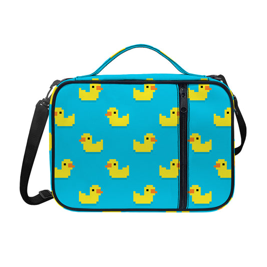 8-Bit Rubber Duck Pattern Print Shoulder Strap Bible Bag