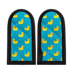 8-Bit Rubber Duck Pattern Print Skillet Handle Cover