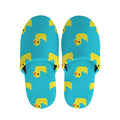 8-Bit Rubber Duck Pattern Print Slippers