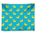8-Bit Rubber Duck Pattern Print Tapestry