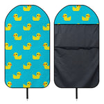 8-Bit Rubber Duck Pattern Print Waterproof Car Seat Cover