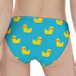 8-Bit Rubber Duck Pattern Print Women's Panties