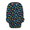 8-Bit Video Game Monsters Pattern Print Baby Seat Cover