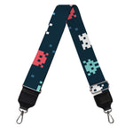 8-Bit Video Game Monsters Pattern Print Bag Strap