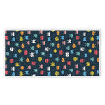 8-Bit Video Game Monsters Pattern Print Beach Towel