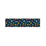 8-Bit Video Game Monsters Pattern Print Bed Runner
