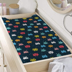 8-Bit Video Game Monsters Pattern Print Changing Pad Cover