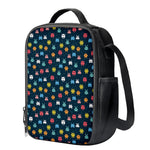 8-Bit Video Game Monsters Pattern Print Crossbody Lunch Bag
