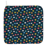 8-Bit Video Game Monsters Pattern Print Hand Towel