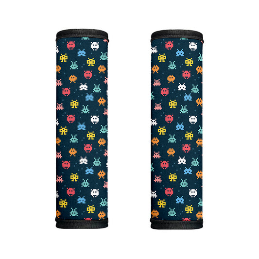 8-Bit Video Game Monsters Pattern Print Handle Covers
