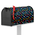 8-Bit Video Game Monsters Pattern Print Mailbox Cover