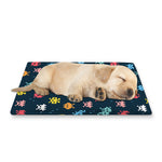 8-Bit Video Game Monsters Pattern Print Pet Cooling Mat Cover